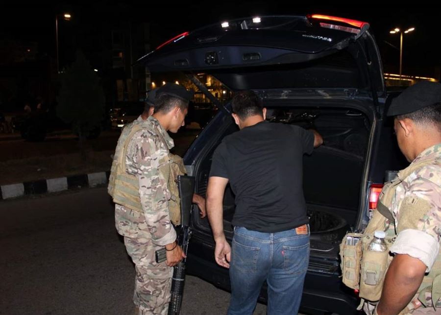 تدابير أمنية للجيش في الشمال... توقيف 33 شخصاً وضبط أسلحة
