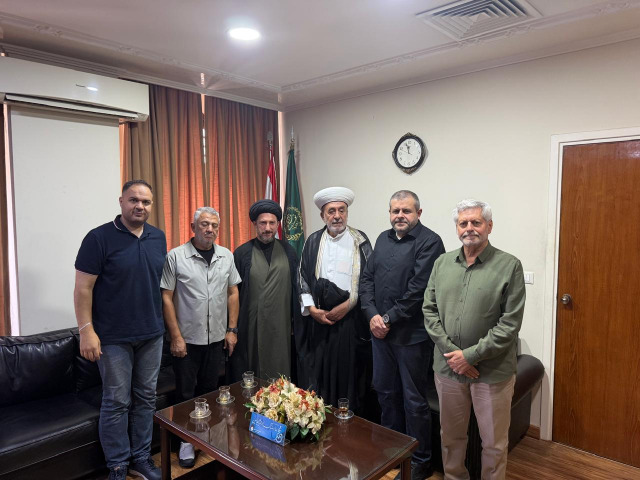 وفد من "الحزب" يزور المفتي سوسان في صيدا