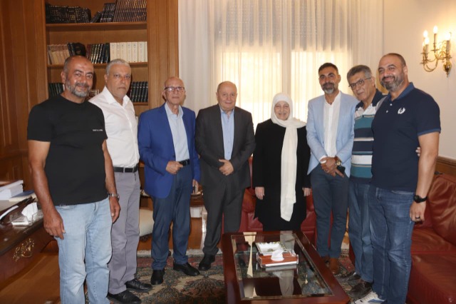 بهية الحريري والأسمر يبحثان أوضاع الجنوب والأزمات المعيشية ودعم صمود الأهالي