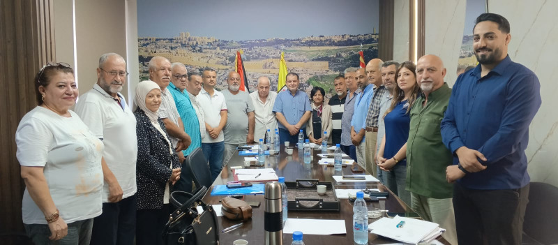 اللجنة الفنية لانتخابات المجلس الوطني الفلسطيني تعقد اجتماعًا مع الاتحادات الشعبية في لبنان