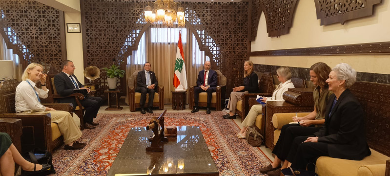 وزير خارجية النرويج يصل الى سرايا صيدا