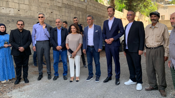 جولة للسيد وهاني برفقة وزير التجارة الهولندي في النبطية لمتابعة اوضاعها ودعم مسار العودة والتعافي