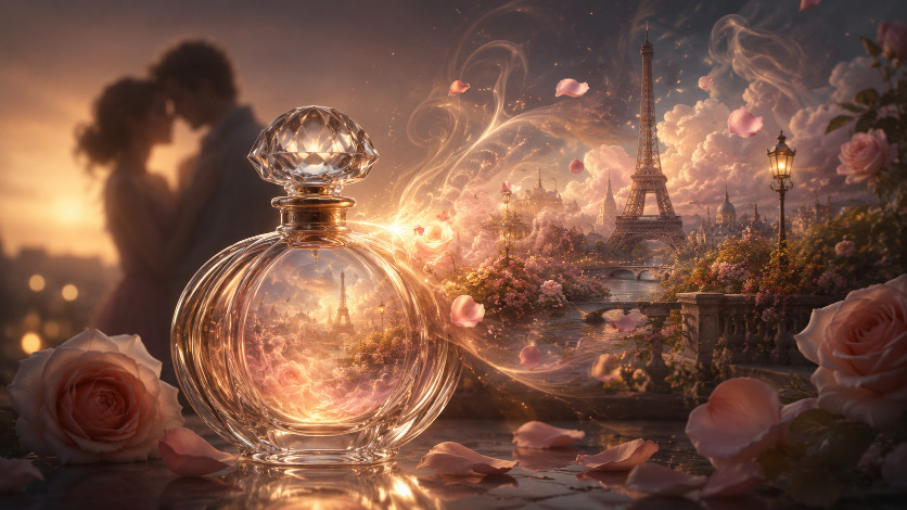 قنينة عطر اسمها الحب