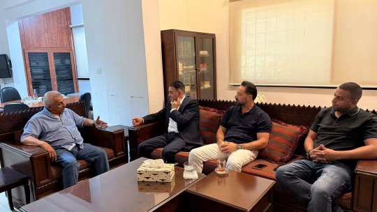 النائب أسامة سعد يستقبل رئيس بلدية الجية وسفير النوايا الحسنة لدى الأمم المتحدة