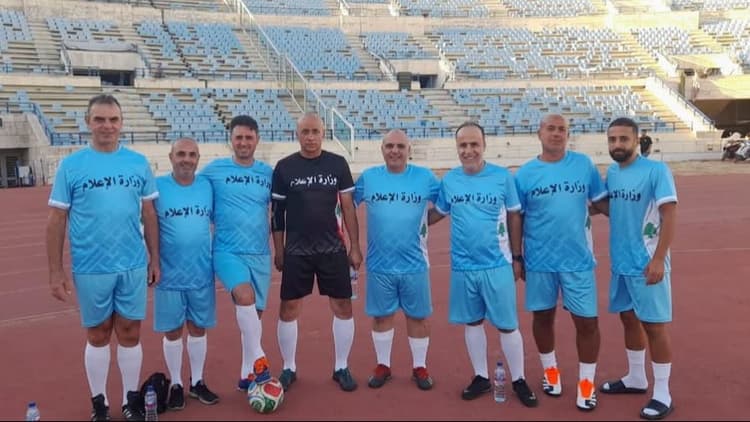 مرقص يهنئ فريق وزارة الإعلام بعد فوزه في مباراته الأولى بالميني فوتبول