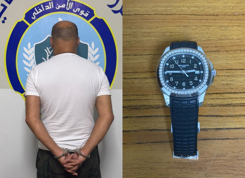 نسخ مفتاح المنزل وسرق ساعة ألماس بـ120 ألف دولار...
