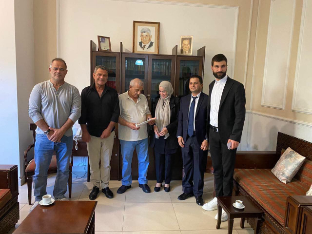 وفد من رابطة آل الأشقر يكرّم النائب سعد تقديراً لجهوده في احتضان النازحين