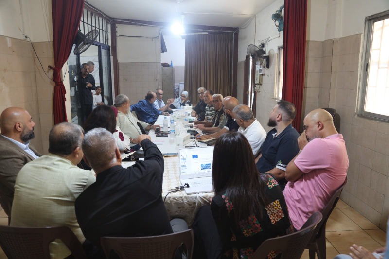 شؤون اللاجئين تعقد الاجتماع الأول للجنة الفنية لتحسين خدمات المياه والصرف الصحي في المخيمات الفلسطينية - لبنان