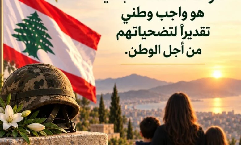 حبيب يطلق مبادرة سكنية لأسر شهداء القوات المسلحة اللبنانية