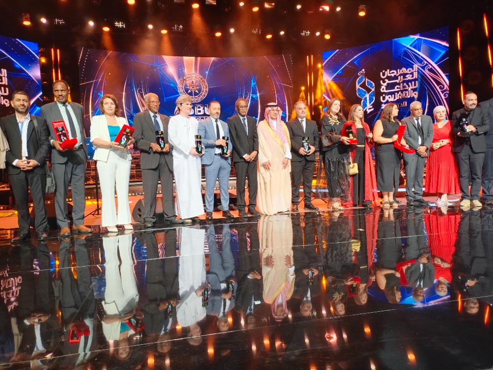 الهيئة العامة للإذاعة والتلفزيون تحصد 8 جوائز في المهرجان العربي للإذاعة والتلفزيون