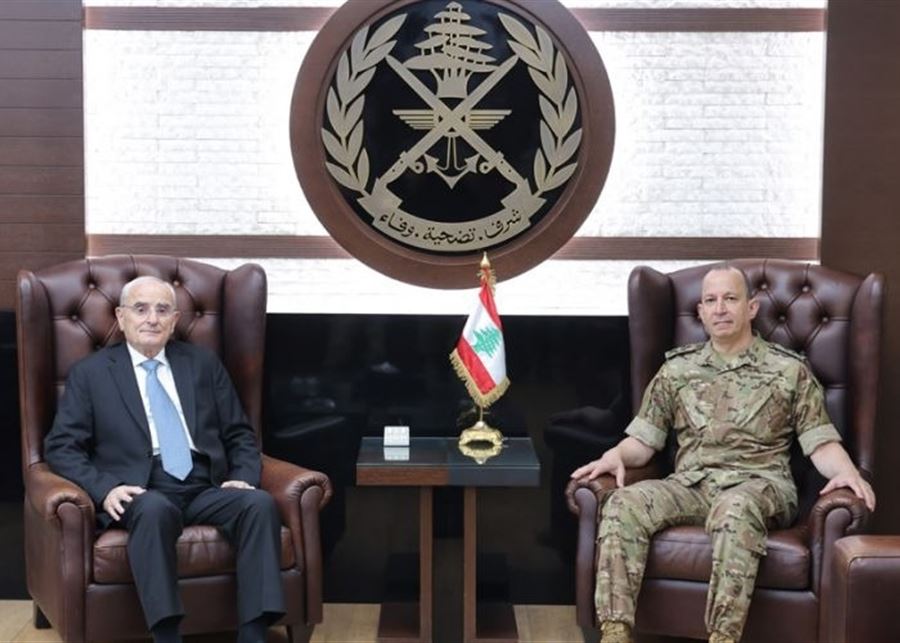استقبالات العماد قائد الجيش