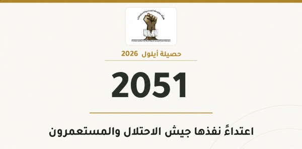 مقاومة الجدار والاستيطان: 2051 اعتداء نفذها جيش الاحتلال والمستعمرون في أيلول