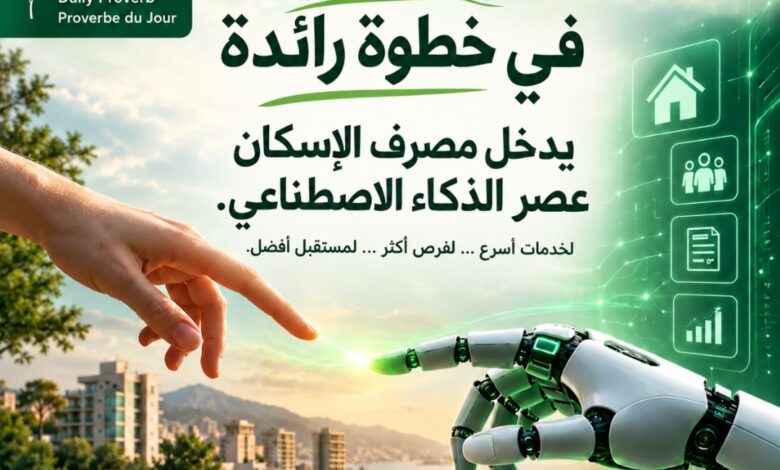 خطوة رائدة لمصرف الإسكان: إطلاق "DINA" للدخول رسمياً إلى عصر الذكاء الاصطناعي في خدماته