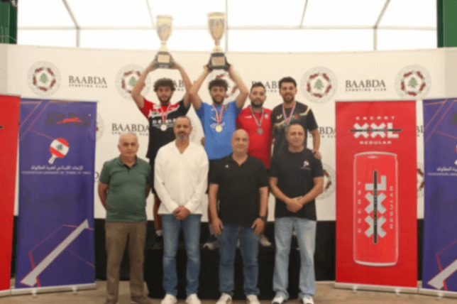سعد الدين الهبش بطل لبنان بكرة الطاولة لفردي الرجال لعام 2026