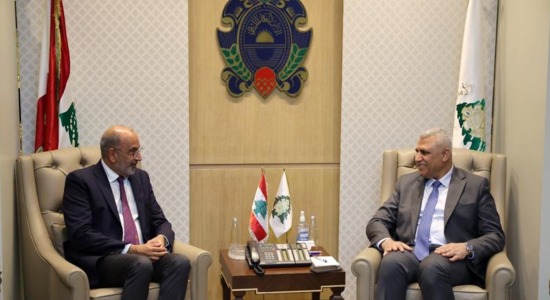 اللواء شقير يبحث الأوضاع العامة في لبنان مع عمران ريزا