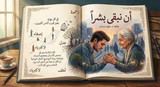 أن نبقى بشراً