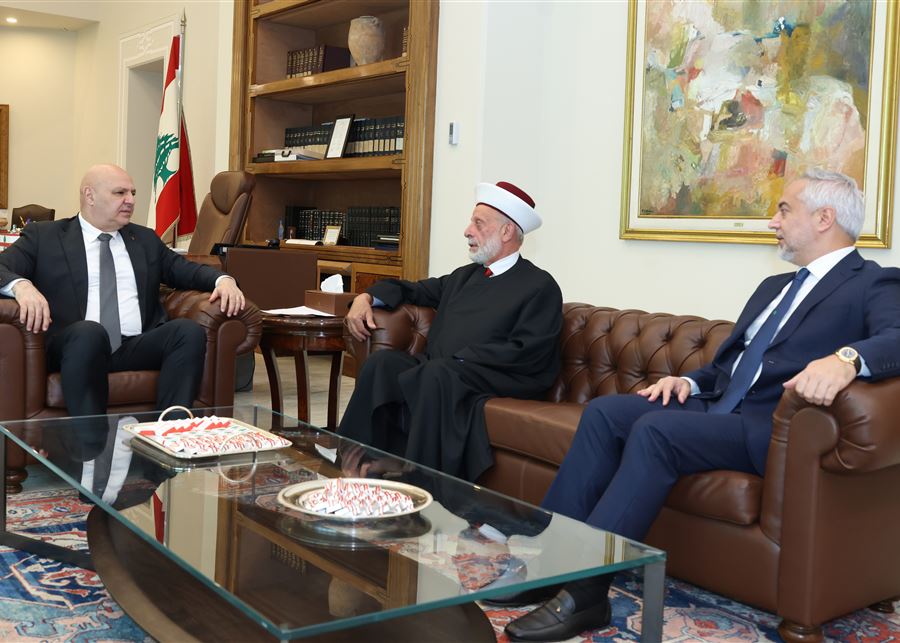 الرئيس عون يلتقي مفتي مرجعيون: حريصون على تأمين كل مقومات الصمود لأبناء المناطق الحدودية