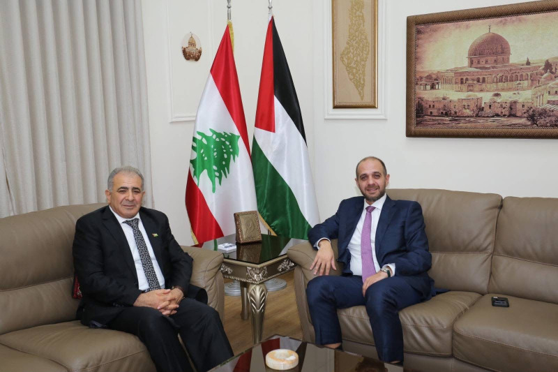 السفير الاسعد يستقبل القائم باعمال سفارة مملكة البحرين في لبنان