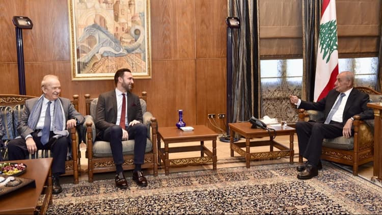 الرئيس بري يبحث مع جنبلاط وكتلة "اللقاء الديمقراطي" التطورات السياسية والميدانية في لبنان