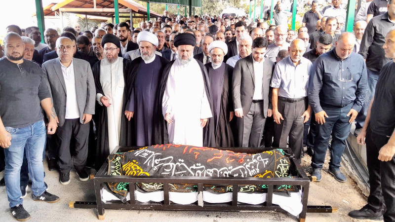 بلدة الغازية تشيّع أحمد دنش بموكب مهيب وسط مشاركة حاشدة من الفاعليات والأهالي