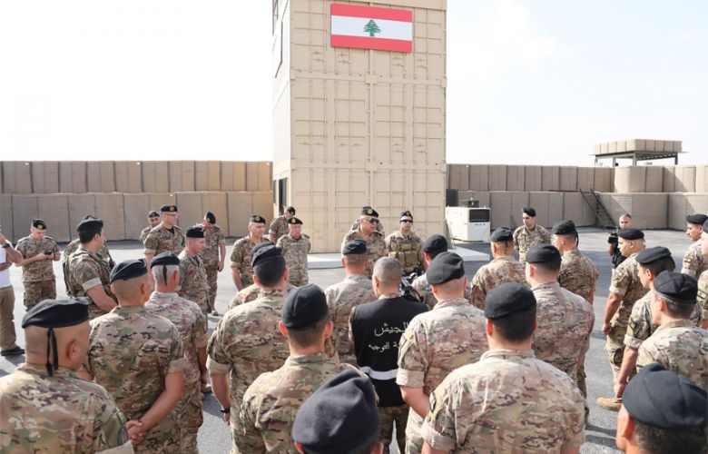 قائد الجيش بالنيابة يتفقّد عددًا من مراكز الجيش عند الحدود اللبنانية السورية