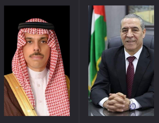الشيخ يبحث مع وزير الخارجية السعودي آخر التطورات في فلسطين والمنطقة