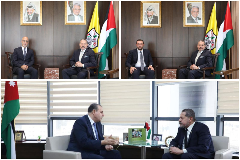 ياسر عباس يستقبل سفيري البرازيل وقبرص ويعزي السفير الأردني بضحايا الهجوم الإرهابي على كنيسة حمود