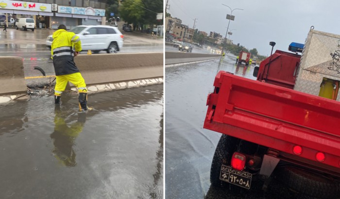 بالصّور- بسبب غزارة الأمطار ... سحب سيّارات وإنقاذ مواطنين!
