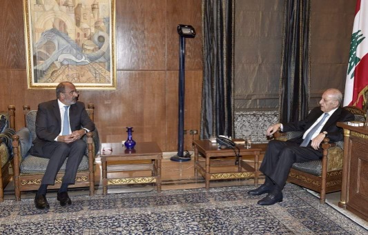 الرئيس نبيه بري استقبل المنسق المقيم للأمم المتحدة ومنسق الشؤون الإنسانية في لبنان واللواء البيسري واللواء صليبا