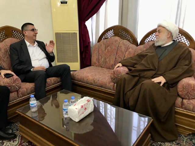 الوزير الحجار خلال زيارته المفتي عسيران يؤكد على أهمية التوجه نحو الجنوب المعذب
