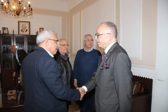 النائب سعد يستقبل سفير جمهورية الجزائر رشيد بلباقي