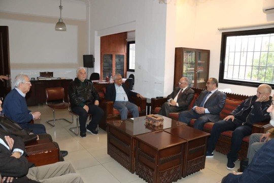 النائب سعد يستقبل سفير جمهورية الجزائر رشيد بلباقي