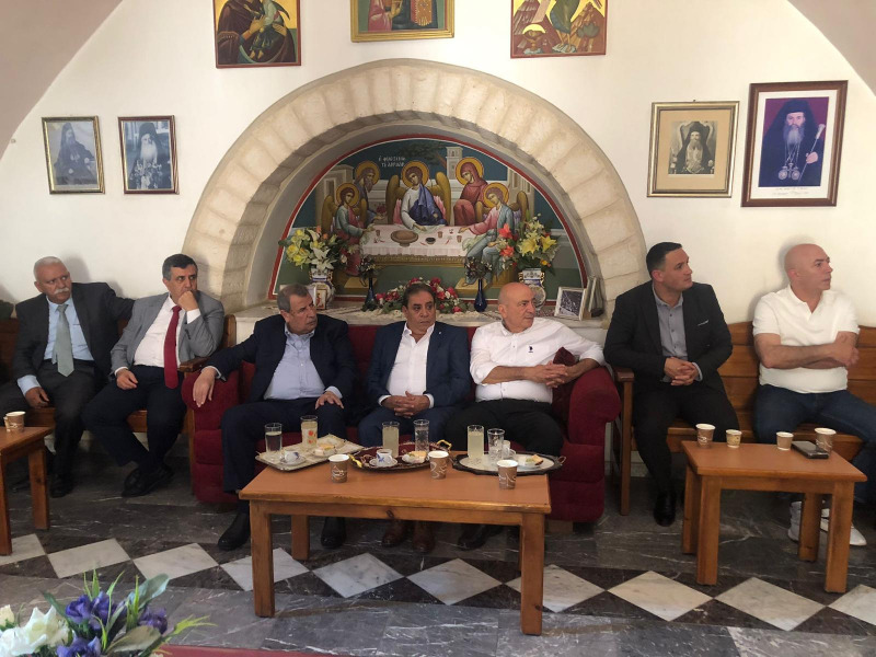 د. خوري خلال زيارته لدير مار سابا: نعمل مع كافة مؤسسات الدولة للحفاظ على هذا الإرث الوطني الفلسطيني التاريخي