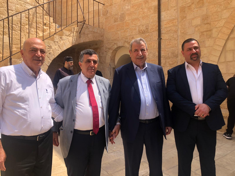د. خوري خلال زيارته لدير مار سابا: نعمل مع كافة مؤسسات الدولة للحفاظ على هذا الإرث الوطني الفلسطيني التاريخي