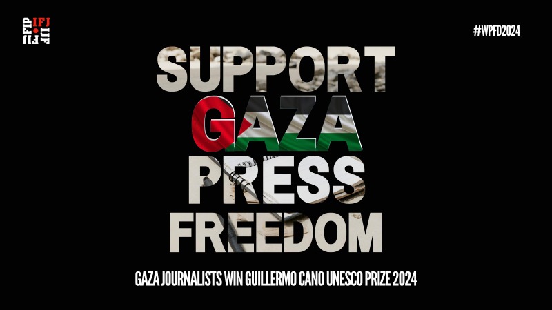 أبو بكر يتسلم جائزة "اليونسكو لحرية الصحافة" 2024 الممنوحة للصحافيين في غزة