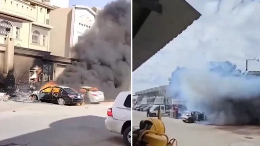 بالفيديو - موجة حر شديدة في الرياض واحتراق سيارات في الشوارع!