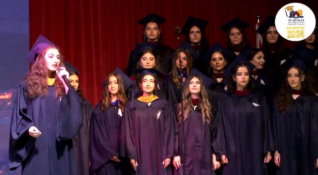 حفل التخرج للعام 2024 في ثانوية القلعة - صيدا … تحية إلى غزة والجنوب اللبناني