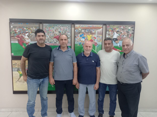 البقاعي يبحث مع الشحف تعزيز التعاون بين الاتحادين اللبناني والفلسطيني لكرة القدم