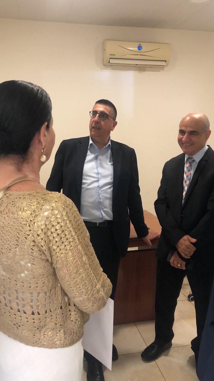 وزير الشؤون الاجتماعية هكتور حجار يزور المركز الوطني للعيون في صيدا