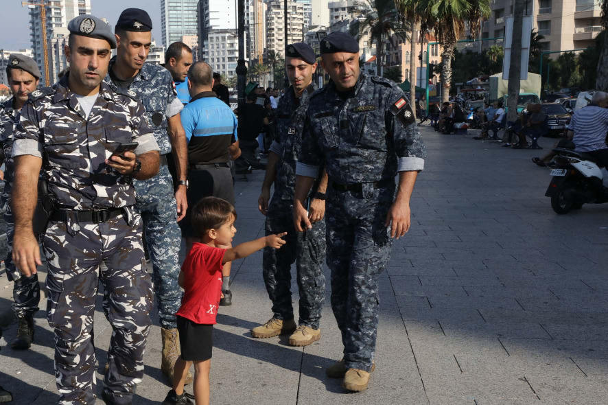 بالصور - إنتشار لعناصر قوى الأمن الداخلي في بيروت