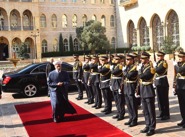 المفتي دريان من السراي: آن الأوان لجميع القوى السياسية ان يحسموا إنجاز الاستحقاق الرئاسي