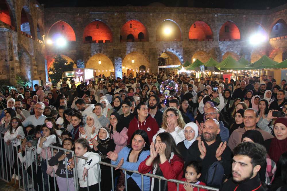 "ليالي رمضان صيدا" تنطلق في خان الإفرنج: سوق للمأكولات وفقرات ترفيهية وأمسية انشادية