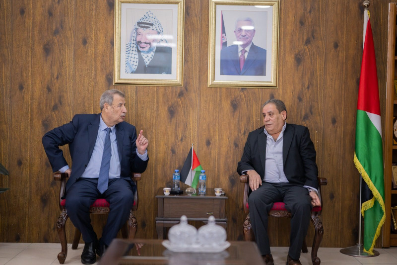 اللجنة الرئاسية العليا لشؤون الكنائس في فلسطين تلتقي محافظ بيت لحم ورئيس بلديتها