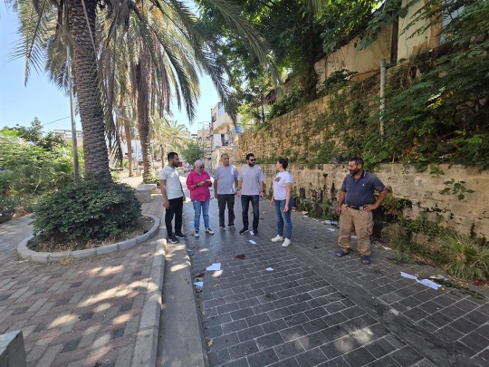 جولة تفقدية لنائب رئيس بلدية صيدا د. عكره على الحدائق العامة