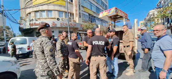 حملة إزالة مخالفات في سوق صيدا التجاري بمؤازرة أمن الدولة..  حجازي: لا يمكن القبول باستمرار الفوضى والتسيّب