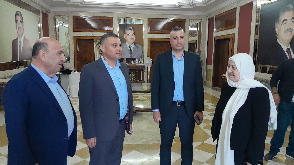 بهية الحريري تعرض الأوضاع الأمنية مع العميد حرب والمقدم الحاج شحادة