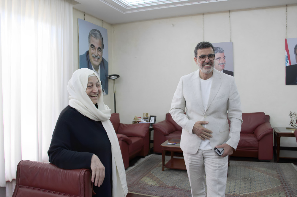 بهية الحريري تستقبل رئيس بلدية جزين دافيد الحلو والياس أسود وتلتقي روزي كنعان ورئيسة جمعية "تورا – جزين"