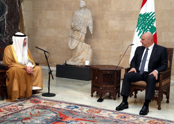 من بعبدا... الكويت تجدّد دعمها للبنان "في كل الظروف"