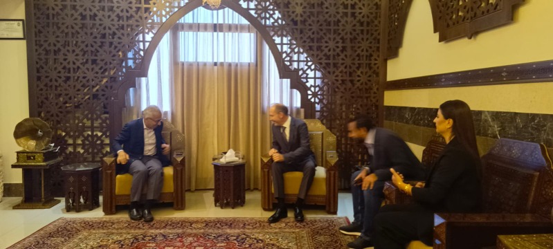 البساط وابوحيدر وصلا الى سرايا صيدا استكمالاً لجولتهما الجنوبية