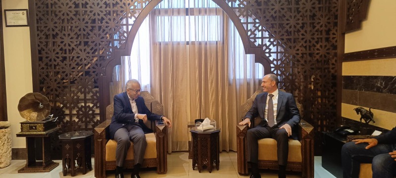 البساط وابوحيدر وصلا الى سرايا صيدا استكمالاً لجولتهما الجنوبية